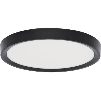 Fulgur 41811 - Стельовий LED світильник NOMY LED/18W/230V 3000/4000/6000K IP40 діаметр 23 см чорний