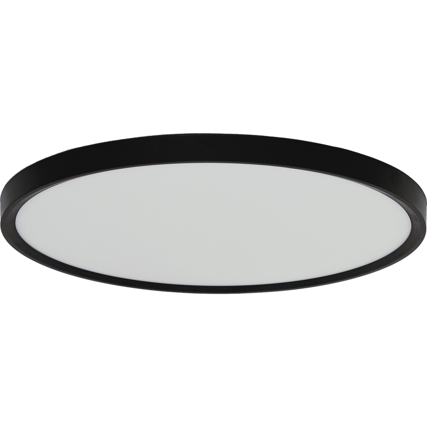 Fulgur 41813 - Стельовий LED світильник NOMY LED/32W/230V 3000/4000/6000K IP40 діаметр 40 см чорний