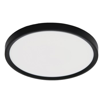 Fulgur 42362 - Стельовий LED світильник NOMY LED/24W/230V 3000/4000/6000K IP40 діаметр 30 см чорний