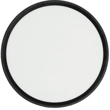Fulgur 42362 - Стельовий LED світильник NOMY LED/24W/230V 3000/4000/6000K IP40 діаметр 30 см чорний