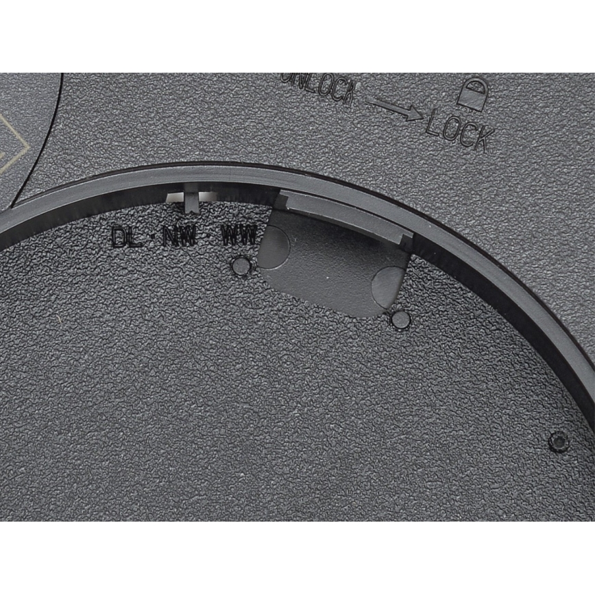 Fulgur 42362 - Светодиодный потолочный светильник NOMY LED/24W/230V 3000/4000/6000K IP40 диаметр 30 см черный