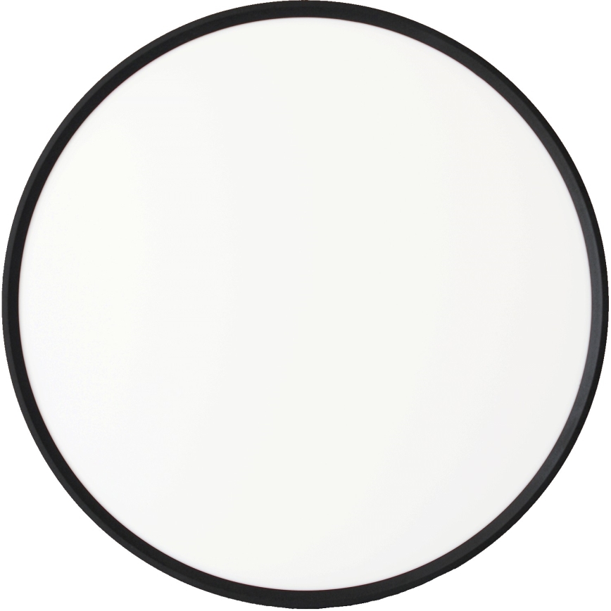 Fulgur 42364 - Стельовий LED світильник NOMY LED/40W/230V 3000/4000/6000K IP40 діаметр 50 см чорний