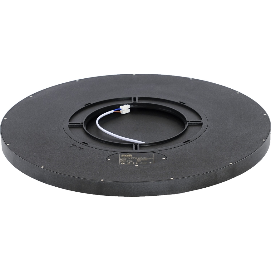 Fulgur 42364 - Стельовий LED світильник NOMY LED/40W/230V 3000/4000/6000K IP40 діаметр 50 см чорний