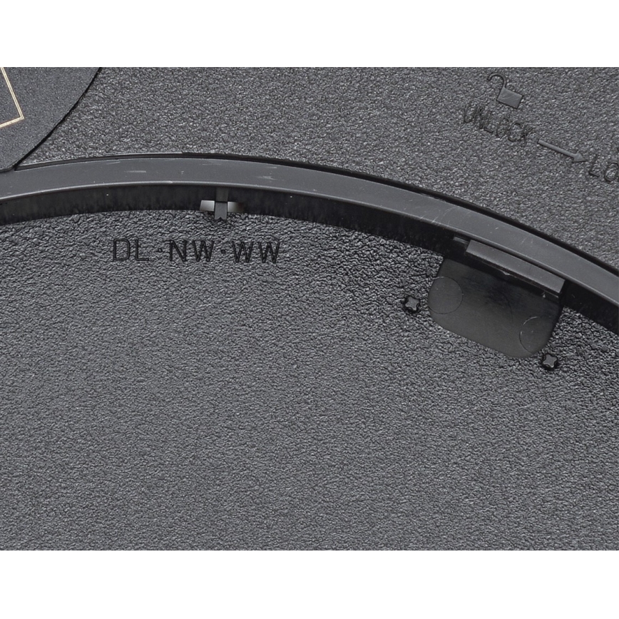 Fulgur 42364 - Стельовий LED світильник NOMY LED/40W/230V 3000/4000/6000K IP40 діаметр 50 см чорний