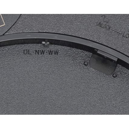 Fulgur 42366 - Світлодіодний стельовий світильник NOMY LED/50W/230V 3000/4000/6000K IP40 діам. 60 см чорний