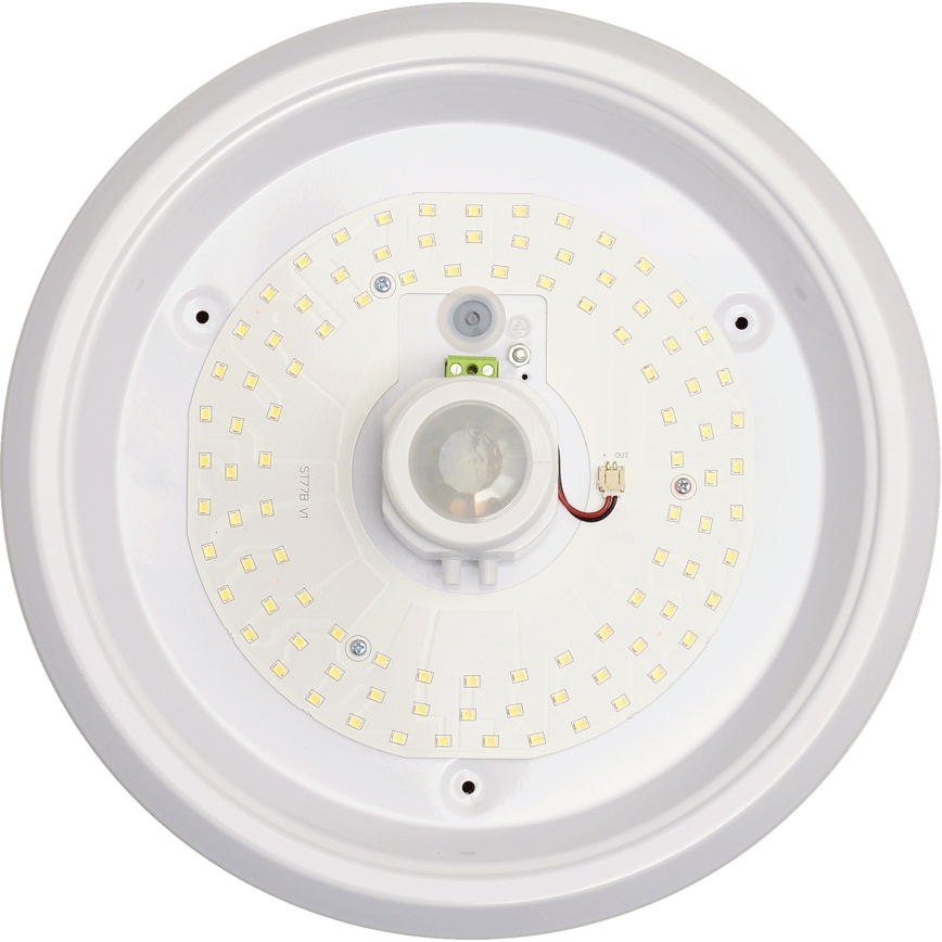 Fulgur s-39669 - LED-стельовий світильник з датчиком руху та сутінків DARINA LED/16W/230V діам. 29 см