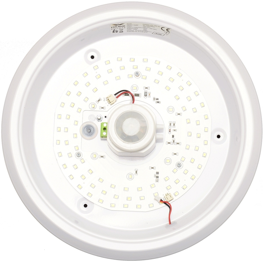 Fulgur s-39670 - LED аварійний світильник з датчиком руху та сутінків DARINA LED/16W/230V, діаметр 29 см