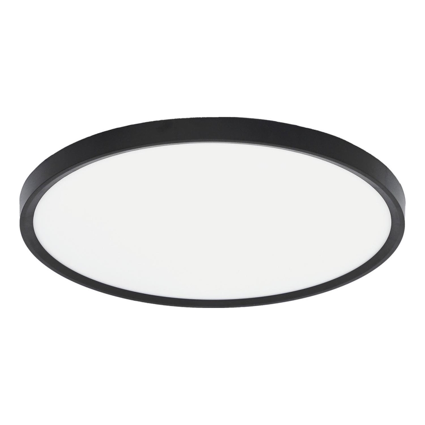 Fulgur s-42589 - Светодиодный потолочный светильник с датчиком движения NOMY-S LED/32W/230V 3000/4000/6000K IP40 диаметр 40 см черный