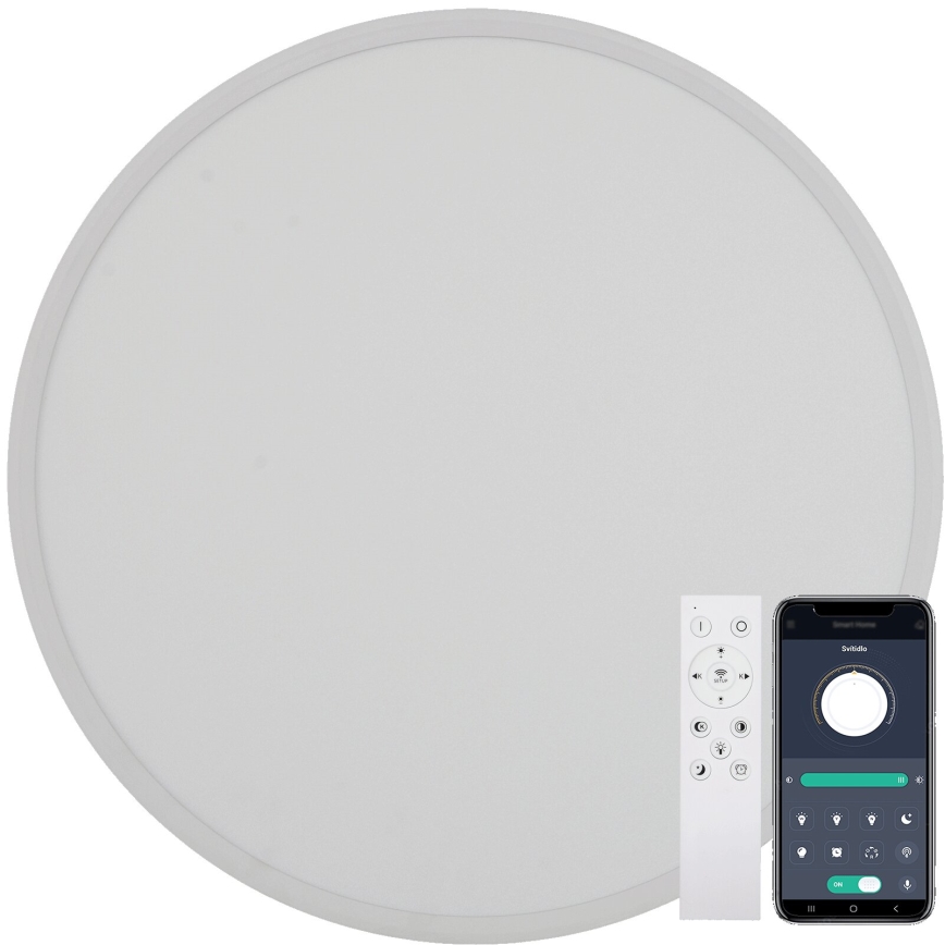 Fulgur s-43039 - Димований LED стельовий світильник NOMY-RC LED/40W/230V 3000/4000/6500K Ø 50 см IP40 білий + пульт дистанційного керування