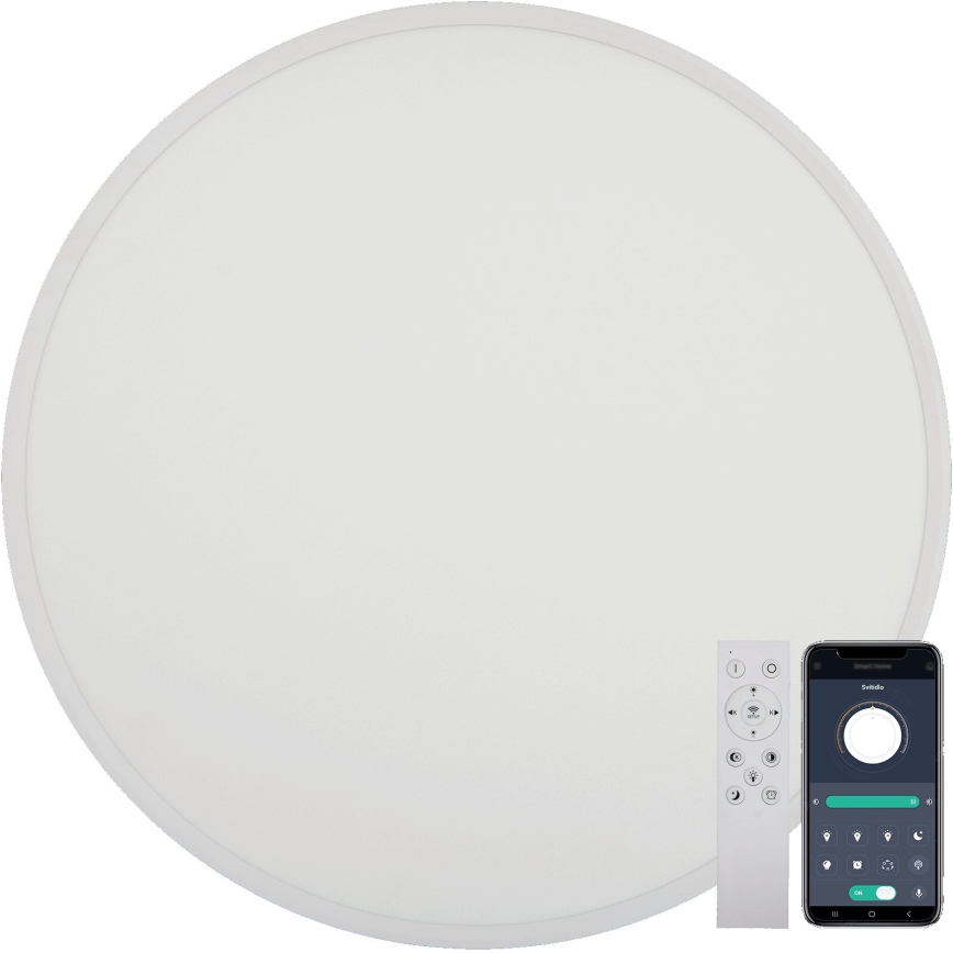 Fulgur s-43041 - LED димований стельовий світильник NOMY-RC LED/50W/230V 3000/4000/6500K діам. 60 см IP40 білий + пульт дистанційного керування