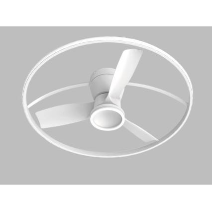Fulgur s-43048 - Диммируемый светодиодный потолочный вентилятор THORA LED/50W/230V 2700-5000K белый + пульт дистанционного управления