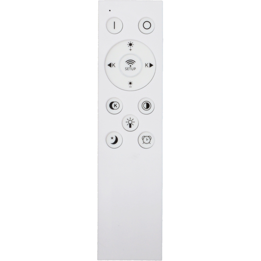 Fulgur s-43059 - LED стельовий світильник NOMY з регулюванням яскравості, LED/50W/230V, 3000-6500K, Ø 60 см, UGR19, IP40, Wi-Fi, чорний + пульт дистанційного керування