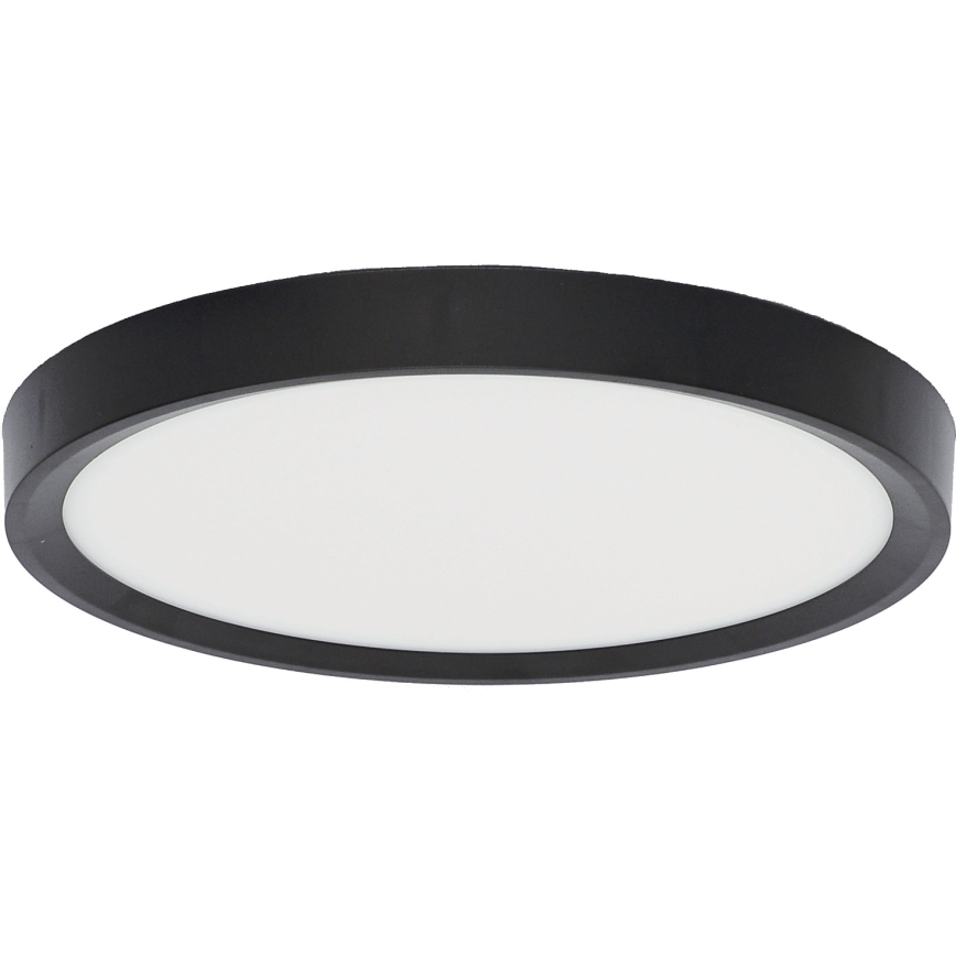 Fulgur з-42585 - Світлодіодний стельовий світильник з датчиком руху NOMY-S LED/18W/230V 3000/4000/6000K IP40 діаметр 23 см чорний