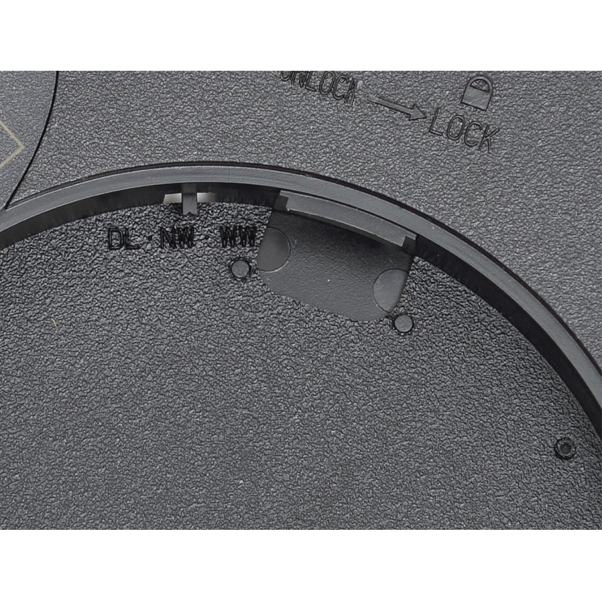 Fulgur з-42585 - Світлодіодний стельовий світильник з датчиком руху NOMY-S LED/18W/230V 3000/4000/6000K IP40 діаметр 23 см чорний