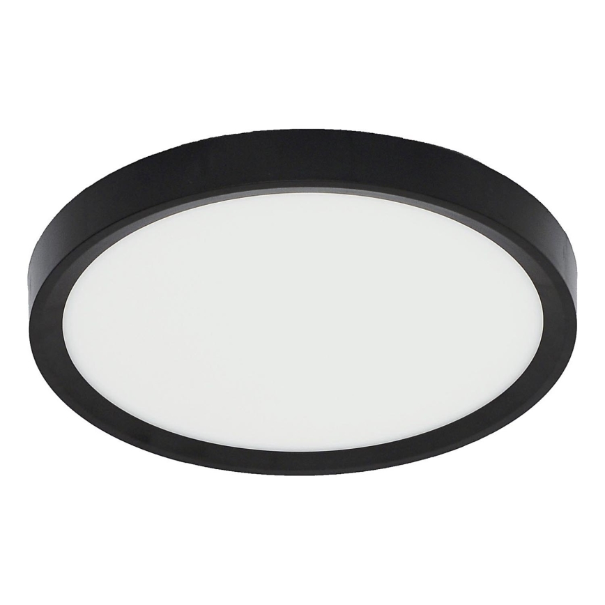 Fulgur з-42585 - Світлодіодний стельовий світильник з датчиком руху NOMY-S LED/18W/230V 3000/4000/6000K IP40 діаметр 23 см чорний