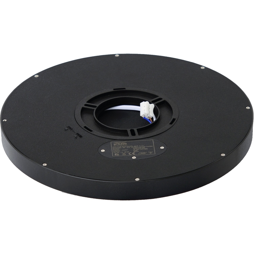 Fulgur з-42587 - Світлодіодний стельовий світильник з датчиком руху NOMY-S LED/24W/230V 3000/4000/6000K IP40 діаметр 30 см чорний