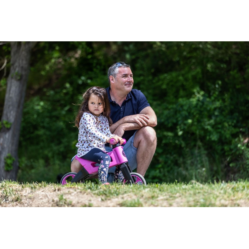 Funny Wheels - Біговел 2 в 1 RIDER SUPER SPORT рожевий/чорний