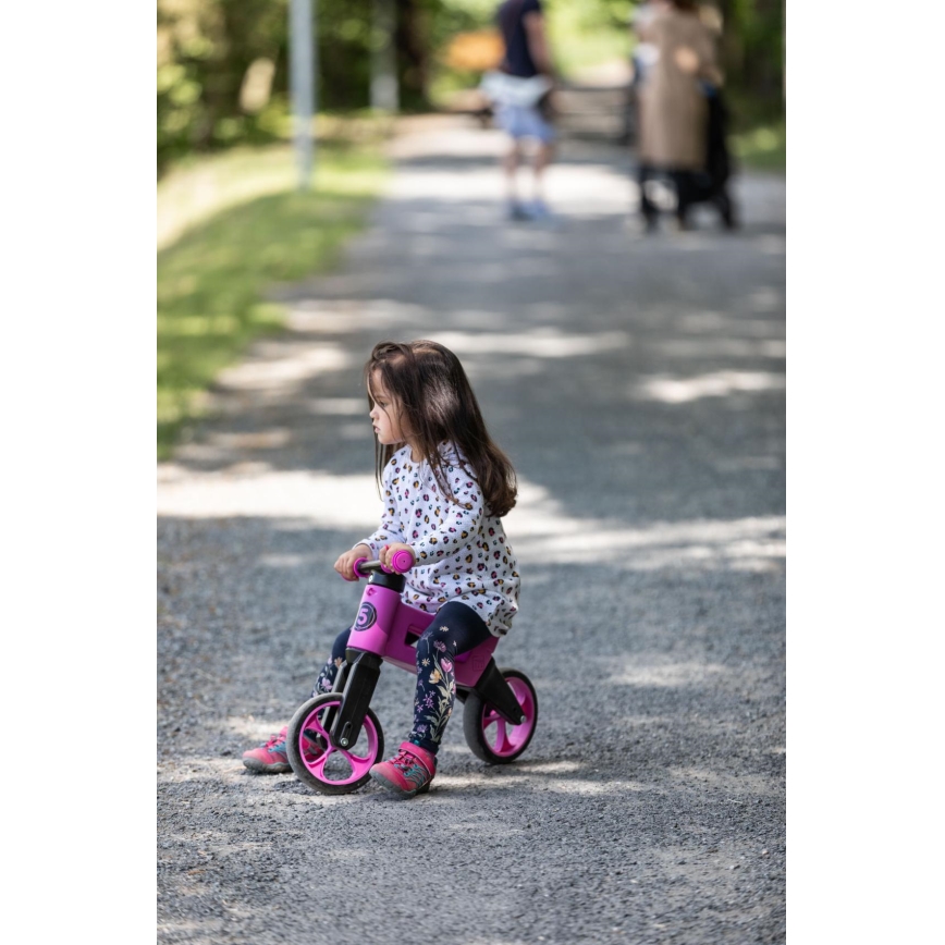 Funny Wheels - Біговел 2 в 1 RIDER SUPER SPORT рожевий/чорний