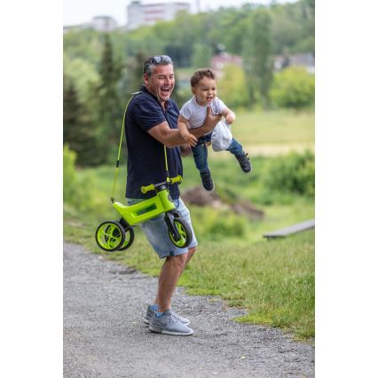 Funny Wheels - Біговел 2 в 1 RIDER SUPER SPORT зелений/чорний