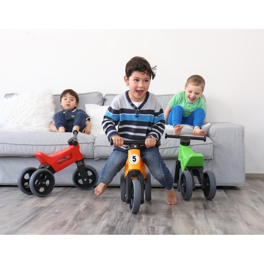 Funny Wheels - біговел 2в1 RIDER SPORT червоний/чорний