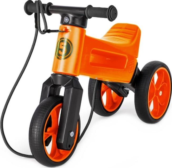 Funny Wheels - Біговел/каталка 2-в-1 RIDER SUPER SPORT помаранчевий/чорний