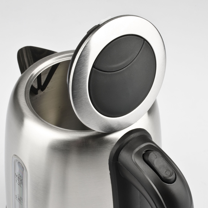 G3Ferrari G1009500 - Електричний чайник 1,2 л 1630 Вт/230 В нержавіюча сталь/чорний