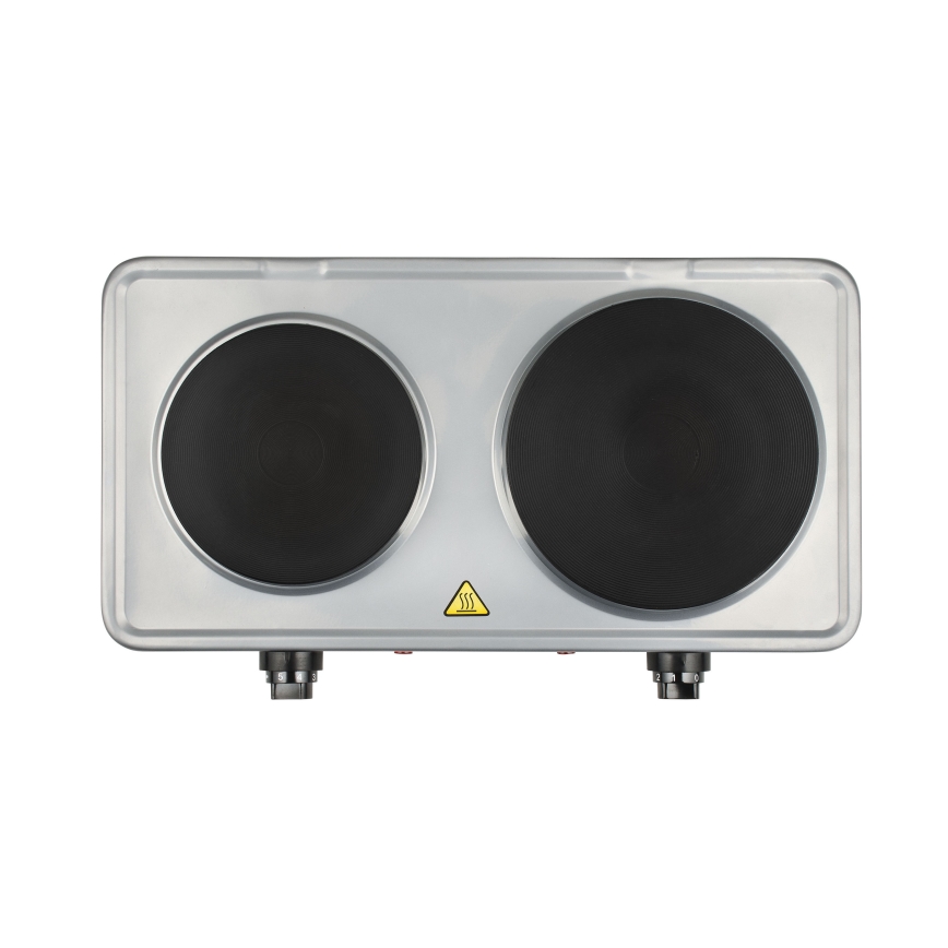 G3Ferrari G10122 - Двухконфорочная электрическая плита 2500W/230V, корпус из нержавеющей стали