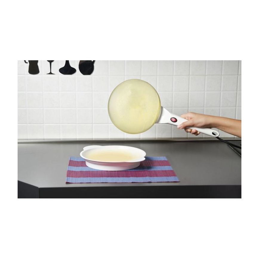 G3Ferrari G10306 - Блинница CREPPE 20 см 800 Вт/230 В белая