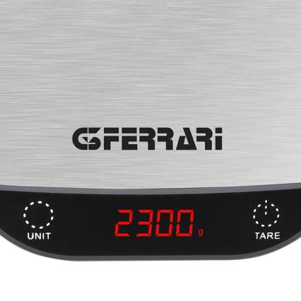 G3Ferrari G2009600 - кухонні ваги PATTY 2xAAA нержавіюча сталь