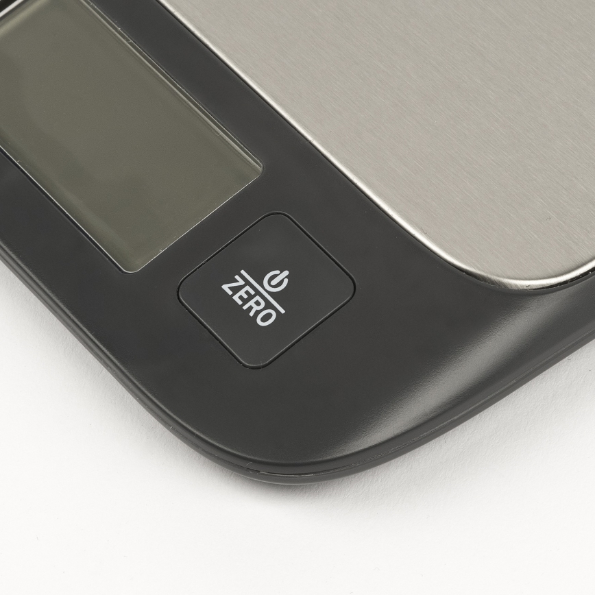 G3Ferrari G2016800 - Цифровые кухонные весы, питание 2× AAA, чёрный/нержавеющая сталь