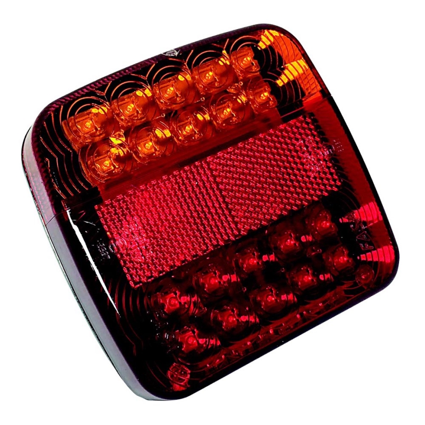 Габаритний LED світильник MULTI LED/1,5W/12V IP67 червона/помаранчева
