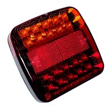 Габаритний LED світильник MULTI LED/1,5W/12V IP67 червона/помаранчева