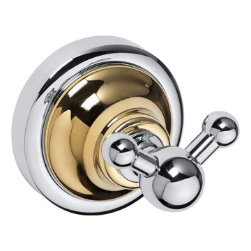 Гачок 6,5x6,5 см срібний/золотий