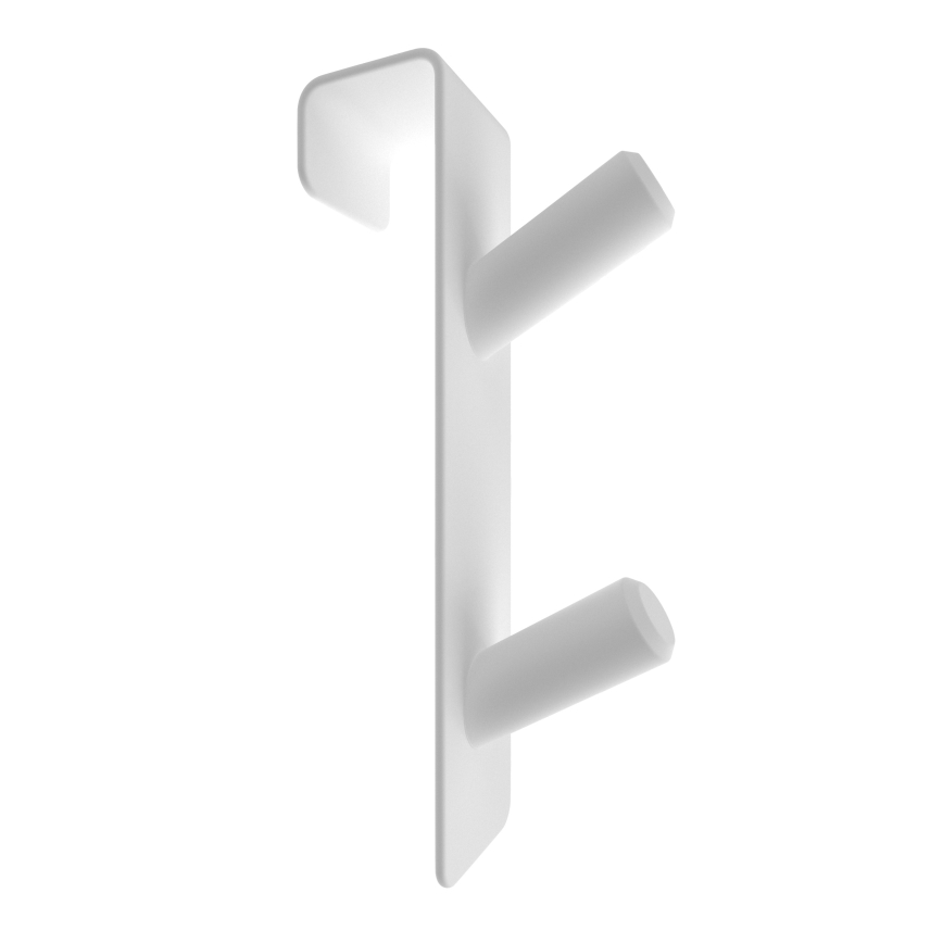 Гачок на радіатор білий