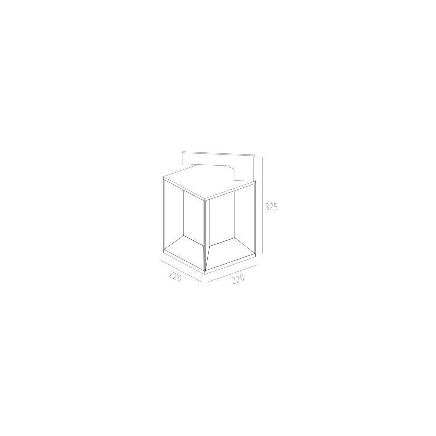 Gardino LX1222 - Светодиодный уличный светильник ZAFFERANO LED/18W/230V IP65