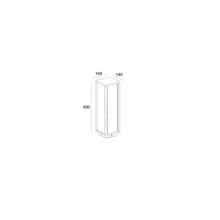Gardino LX1463-500 - Вулична лампа MELISSA 1xE27/15W/230V IP54