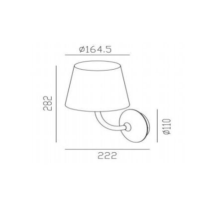Gardino LX1791 - Светодиодная уличная настенная лампа VIOLA LED/7W/230V IP65