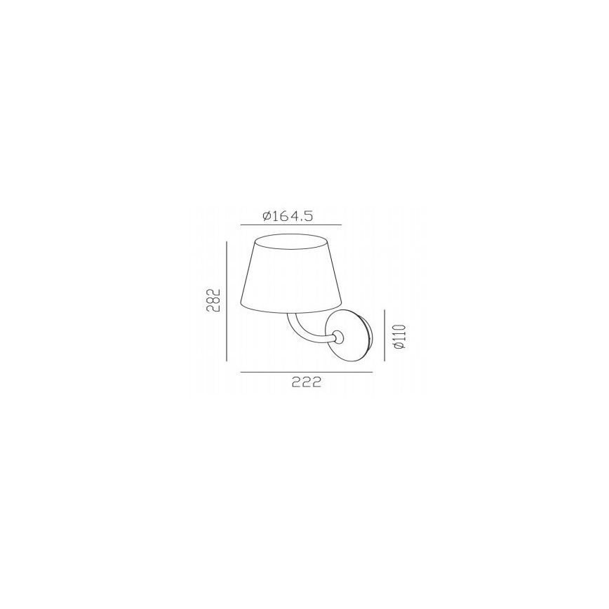 Gardino LX1791 - Светодиодная уличная настенная лампа VIOLA LED/7W/230V IP65