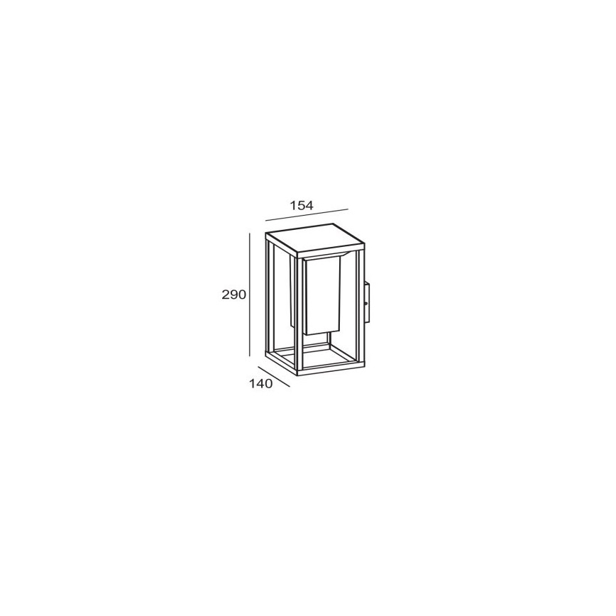 Gardino LX6051 - Светодиодный настенный светильник на солнечной батарее DANTELION LED/2,2W/3,7V IP54