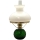 Гасова лампа EMA 38 см темно-зелений