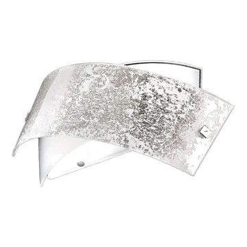 Gea Luce CAMILLA A P arg - Настінний світильник CAMILLA 2xE14/28W/230V 34 см срібний