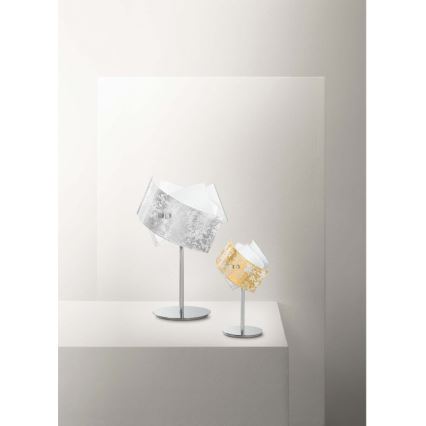 Gea Luce CAMILLA L P arg - Настільна лампа CAMILLA 1xE14/42W/230V срібний