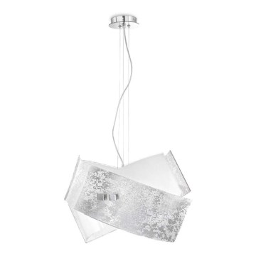 Gea Luce CAMILLA S G arg - Підвісна люстра CAMILLA 2xE27/70W/230V срібний