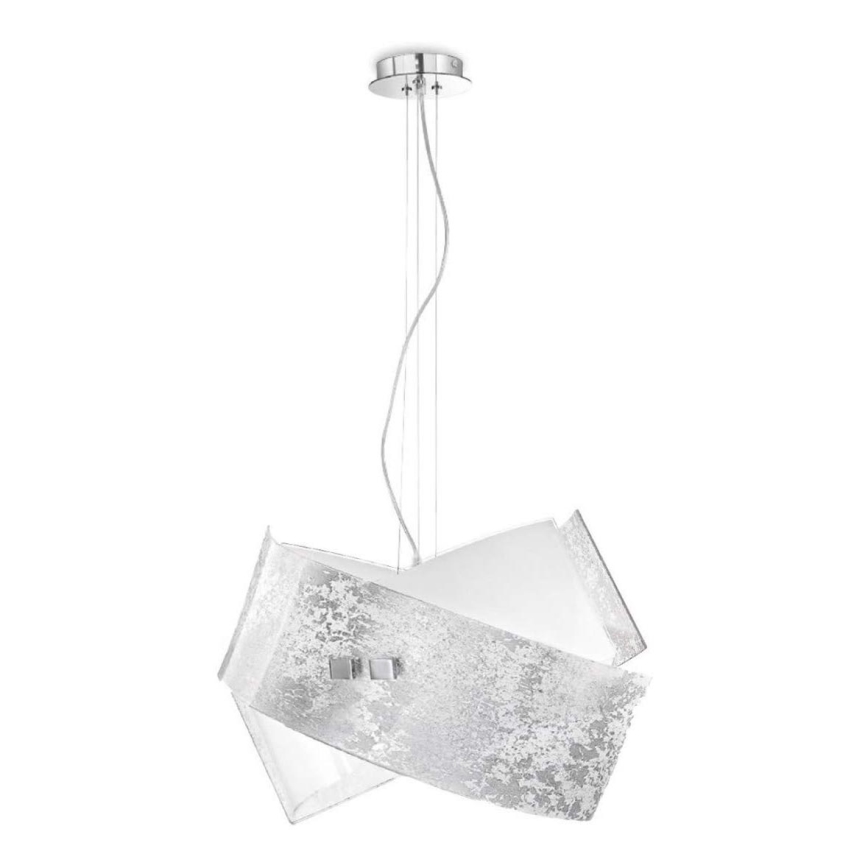 Gea Luce CAMILLA S G arg - Підвісна люстра CAMILLA 2xE27/70W/230V срібний
