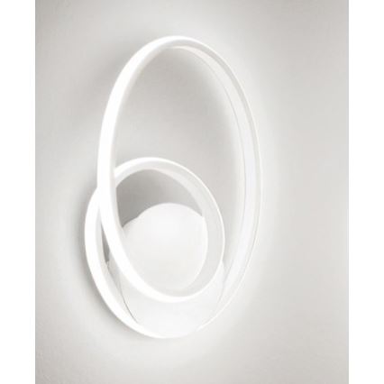Gea Luce DIVA A BIANCO SATINATO - Светодиодный настенный светильник с регулированием яркости DIVA LED/20W/230V белый