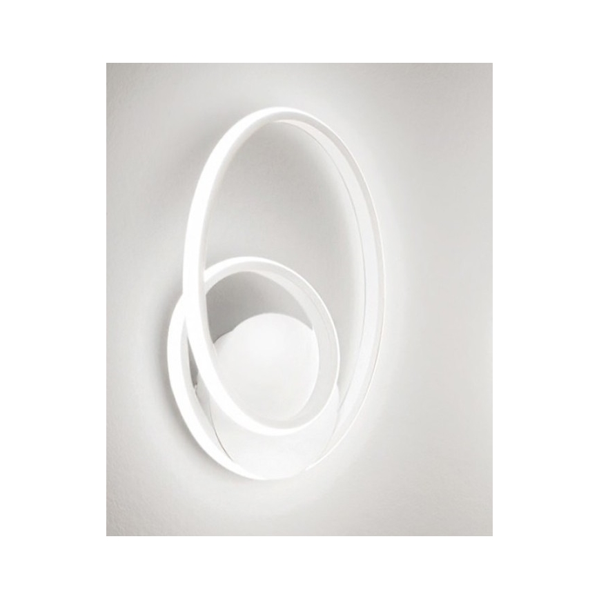 Gea Luce DIVA A BIANCO SATINATO - Светодиодный настенный светильник с регулированием яркости DIVA LED/20W/230V белый