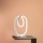 Gea Luce DIVA L TITANIO - Светодиодная настольная лампа с регулированием яркости DIVA LED/17W/230V серый