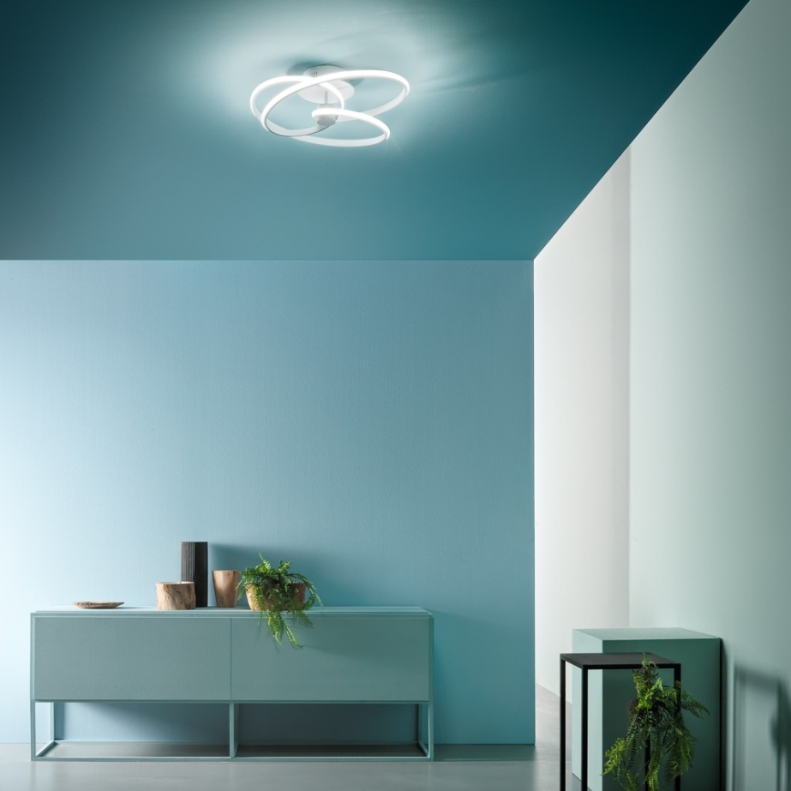 Gea Luce DIVA P P BIANCO - Пристельова LED люстра з регулюванням яскравості DIVA LED/42W/230V білий