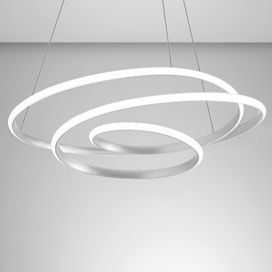 Gea Luce DIVA S G BIANCO - Светодиодная подвесная люстра с регулированием яркости DIVA LED/44W/230V белый