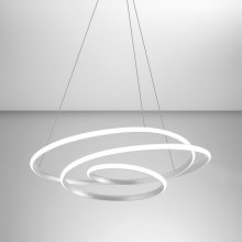 Gea Luce DIVA S G BIANCO - Светодиодная подвесная люстра с регулированием яркости DIVA LED/44W/230V белый